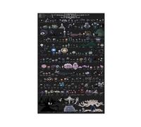 Hollow Knight Poster sur toile représentant un journal de chasseur pour décoration de chambre à coucher, bureau, chambre, cadeau (60 x 90 cm)