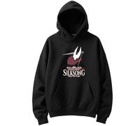 Hollow Knight Silksong Game Merch Sweat à capuche d'hiver pour homme/femme décontracté à manches longues Streetwear, Noir , S