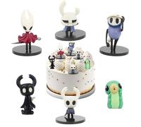 Hollow Knight Statue, 6 Pièces Figurines de Hollow Knight, Statue de Chevalier Creux, Figurine d'action Hollow Knight, Cartoon Hollow Knight Figurines, Hollow Figures pour Fans, Collectionneurs (A)