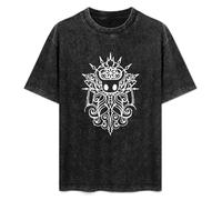 Hollow Knight Tribal Hollow Knight Unisex T-Shirt Printed Tee Black Mens Top Shirt XL