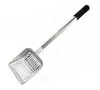 Hollow Out Fireplace Shovel, Stainless Steel Coal Scoop, Adjustable Fire Pit Tool, Charcoal Cleaning Shovel for Indoor Outdoor Use, Camping, Backyard Fireplaces, 5.91x5.31x1 inches