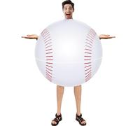 Hollowfly Costume gonflable pour adulte de 1,5 à 1,9 m, costume d'Halloween pour homme et femme, costume gonflable amusant pour fête sportive (baseball)
