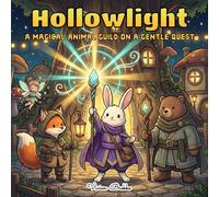 Hollowlight: A Cozy Fantasy Coloring Book with a Magical Animal Guild on a Gentle Quest