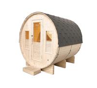 Holl's Sauna d’Extérieur en Bois d‘Épicéa 6 Personnes Gaïa Omega 4,1 m² - HL-T200E