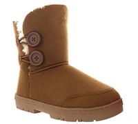 holly Femmes 2 Touche Classique Fourrure Doublée Chaleureux Chaussures Bottes - LTA38 - AEA0269
