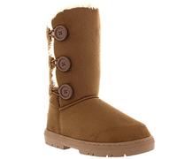 holly Femmes 3 Touche Classique Fourrure Doublée Chaussures Chaleureux Bottes - LTA40 - AEA0283
