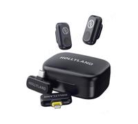 Hollyland Lark A1 Combo microphone sans fil (boitier de charge, récepteurs USB-C RX et Lightning RX) - Gris sidéral