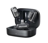 Hollyland Lark A1 Micro Cravate sans Fil Double Émetteur, 8g Ultra Léger, 48 kHz/24 Bits, Réduction Bruit 3 Niveaux, EQ+Réverbération, USB-C pour Vlog Podcast