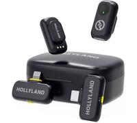 Hollyland Lark A1 Microphone Cravate Sans Fil Professionnel 48kHz/24bit - Reduction Bruit Intelligente - Compatible iPhone/Android