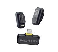 Hollyland Lark A1 Mini Duo microphone sans fil (récepteur Lightning RX) - Gris sidéral