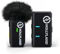 Hollyland Lark M1 Micro Cravate Sans Fil Annulation Active Bruit 200M Portée, 8H Autonomie Batterie, Système De Microphones Lavalier Pour Dslr Caméra Iphone Android Pc (Noir Solo, [HDM5234560]