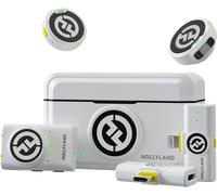 Hollyland Lark M2 Micro Cravate Sans Fil (2Tx+3Rx) Pour Camera, Iphone, Android, Pc, 300 M Portée, Qualité Audio Hi-Fi, Réduction Du Bruit, 40H Utilisation, Micro Lavalier Pour Liv[GOP6252450]