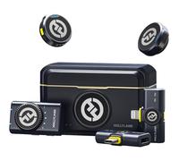 Hollyland Lark M2 Micro Cravate Sans Fil (2Tx+3Rx) Pour Camera Iphone Android Pc 300 M Portée Qualité Audio Hi-Fi Réduction Du