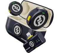 Hollyland Lark M2 Micro Cravate sans Fil Compatible avec iPhone, iPad, Certifié MFi, 300 m Portée, Qualité Audio Hi-Fi, Réduction du Bruit, 30H Utilisation, Micro Lavalier pour Livestreaming Vlog-Noir