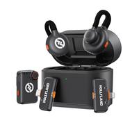 Hollyland Lark M2S Micro Cravate sans Fil pour Caméra, iPhone, Android, 300 m Portée, Clip en Titane, ENC, 30H Durée, Micro Lavalier pour Livestreaming Vlog (2TX+3RX)