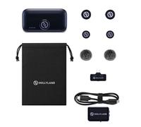 Hollyland LARK M3 Combo 2TX + 1RX USB-C + 1RX Appareil Photo, Gris Sidéral