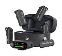 Hollyland Lark Max 2 Combo 4 microphone sans fil (récepteur caméra RX et USB-C RX) - Gris sidéral
