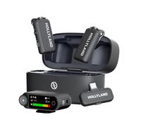 Hollyland Lark Max 2 Combo,Micro-Cravate sans Fil, Réduction du Bruit IA, Chaîne Audio 32 Bits, Portée de 340 m,Microphone pour iPhone, Android, appareils Photo (2TX + 2RX + Boîtier de Charge)