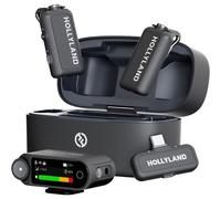 Hollyland Microphone sans fil Lark Max 2 Combo – récepteur caméra RX et USB-C RX – Gris sidéral
