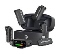 Hollyland Lark Max 2 Combo 4 microphone sans fil (récepteur caméra RX et USB-C RX) - Gris sidéral