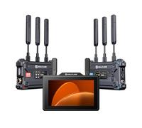 Hollyland Pyro 5 Transmetteur et récepteur vidéo sans Fil et Moniteur de Champ de caméra de 5 Pouces HDMI & SDI 1300ft, 60 ms Houbs à Double Bande avec Forme d'onde, (Pyro 5+ Pyro S)