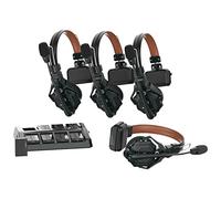 Hollyland Solidcom C1 Pro Casque Communication sans Fil Système Intercom ENC Annulation Ambiante Buit Full-Duplex 4 Utilisateurs 350m PTT Mute Production Vidéo Église Drone TV&Film 1 Maître+3 Esclave