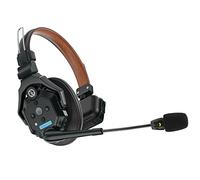 Hollyland Solidcom C1 Pro Casque de Communication sans Fil Système Intercom ENC Annulation Ambiante Buit Full-Duplex Casque Esclave d'Extension Portée 350m Communication Équipe Casque à Oreille Unique