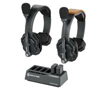 Hollyland Solidcom SE Casque de Communication sans Fil Système Full Duplex à 2 Utilisateurs avec ENC 350m Communication d'Équipe avec PTT Casque à une Oreille pour la Production TV&Film (Version 2.4G)