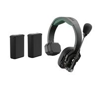 Hollyland Solidcom SE Pro Casque de Communication sans Fil à Distance ENC avec ENC 350m Communication d'Équipe avec PTT Mute Casque à Une Oreille 3,5mm pour la Production TV&Film (Version 2.4G)
