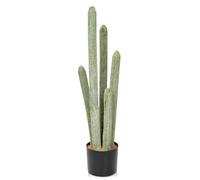 Hollyone Plantes de cactus artificielles en pot de 75 cm de haut, grand céphalocereus Senilis artificiel « Old Man Cactus », plantes artificielles réalistes en pot pour décoration d'intérieur,