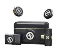 HollyView Lark M2 Mini Combo (Charbon Brillant, avec récepteur caméra + récepteur USB-C) Microphone sans Fil