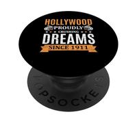 Hollywood American USA Vacation Movie Cinéma Voyage PopSockets PopGrip Adhésif