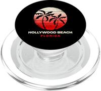 Hollywood Beach, Floride, Coucher de Soleil, Design Hollywood Beach, Floride PopSockets PopGrip pour MagSafe