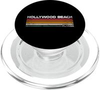 Hollywood Beach, Floride, Design rétro, Hollywood Beach, Floride PopSockets PopGrip pour MagSafe