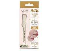 Hollywood Browzer Rasoir Dermaplaning Visage pour Femme - Lame Microfine - Épilation Sans Douleur - Écologique, Sûr et Précis - Pour Peau Lisse et Soins du Visage - Blanc Nacré (paquet de 1)