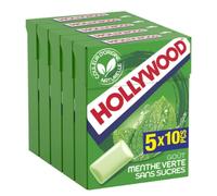 Chewing-gum à la menthe verte sans sucres,5 x 14 g