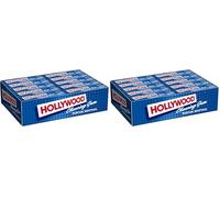 Hollywood Chewing Gum Classic - Parfum Menthol - Arômes Naturels - Lot de 40 paquets de 11 tablettes (31 g)