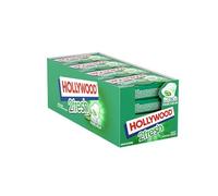 HOLLYWOOD - Chewing-Gums 2Fresh - Parfum Menthe Verte Chlorophylle - Effet Fraîcheur - Cœur Liquide - Sans Sucres - 16 Paquets De 10 Dragées