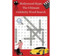 Hollywood Hype: The Ultimate Celebrity Word Search | Easy-to-Read Print | Icons from Film, Music, and Pop Culture | 6x9 inch | 495 Names | 110 pages | ... Travel, Secret Santa, Gifts and more