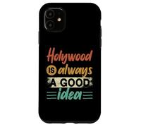Hollywood Is Always A Good Idea Voyage cinéma américain USA Coque pour iPhone 11