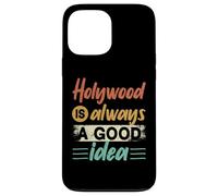 Hollywood Is Always A Good Idea Voyage cinéma américain USA Coque pour iPhone 13 Pro Max