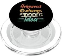 Hollywood Is Always A Good Idea Voyage cinéma américain USA PopSockets PopGrip pour MagSafe