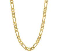 Hollywood Jewelry Chaîne Gourmette Or Jaune 24k Unisex 7 mm