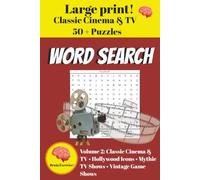 Hollywood Legends Word search: Retro Puzzle Book: Words Searches With Easy To Read Print About Classic Movie Stars & Retro Hollywood for Adults and ... Gift for vacations, holidays and free time