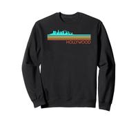 Hollywood, Los Angeles, Californie, film rétro vintage au coucher du soleil Sweatshirt