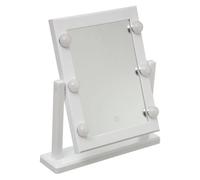 HOLLYWOOD Miroir de courtoisie avec rétroéclairage LED, 40 cm, noir - 5five Simple Smart