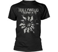 Hollywood Undead 'Dove Grenade Spiral' T-Shirt Men's Fashion Crew Neck Short Sleeves Cotton Tops Clothing Manches Courtes(X-Large)