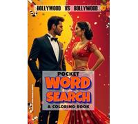 Hollywood vs. Bollywood Pocket Word Search Puzzle & Coloring Book: Small Activity Book with Film Stories & Notes