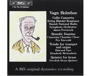 Holmboe : concerto pour violoncelle, Benedict Domino, Triade, quintette op.79