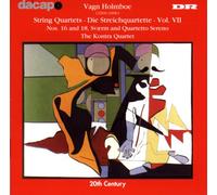 Holmboe, V. - Holmboe vagn quatuors a Cordes n°16 & 18 [Import]